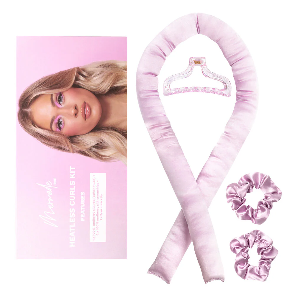 Mermade  Heatless Curls sæt - pink