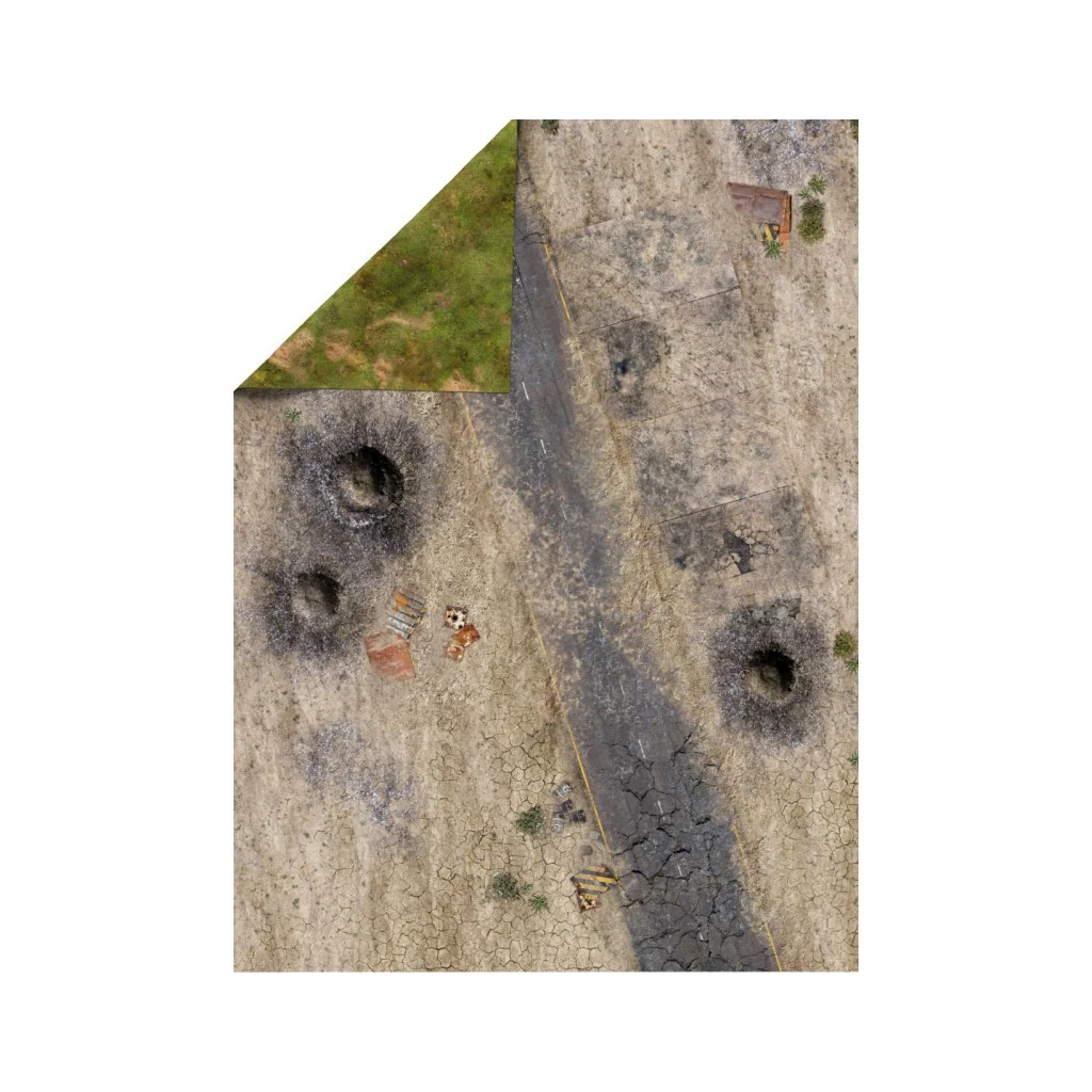 Playmats - Latex - Tapis recto/verso - Wasteland / Grassland - 44