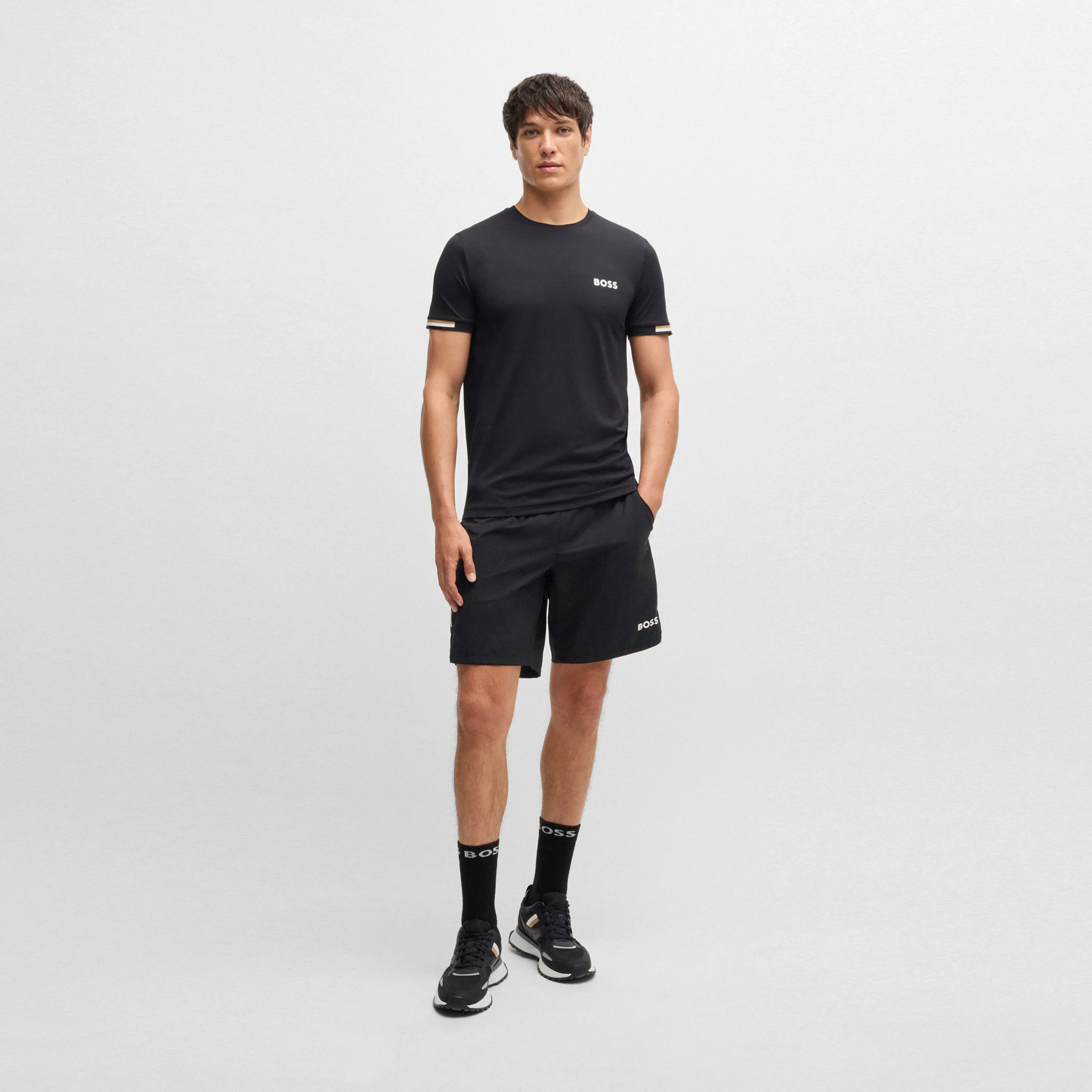 BOSS Score TOC 9inch Shorts Hommes - Bleu Foncé