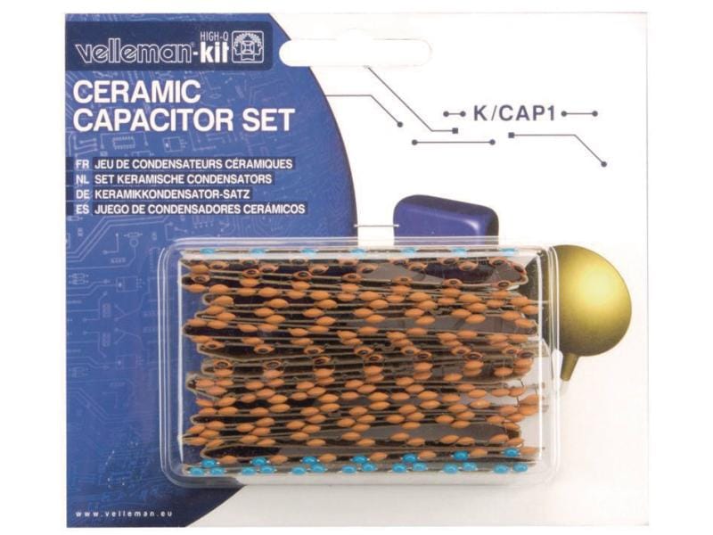Velleman Keramikkondensatoren K/CAP1 224 Stück Keramikkondensator Set