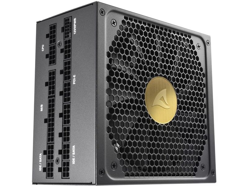 Sharkoon Netzteil Rebel P30 Gold 1300 W Vollmodulares Netzteil mit 135-Millimeter-Lüfter