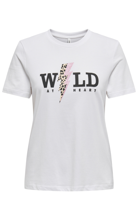 Only witte dames t-shirt