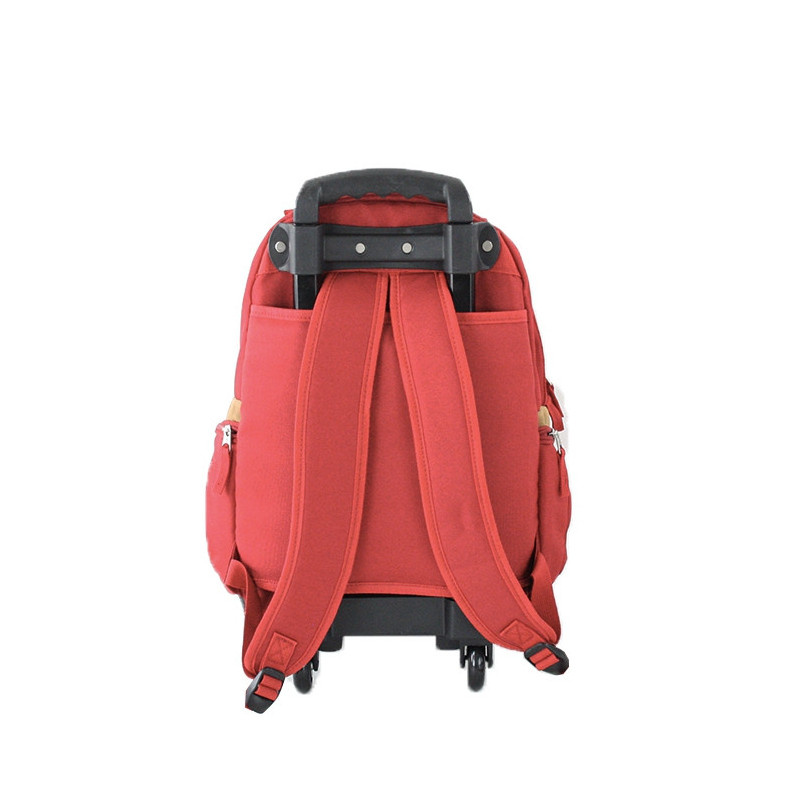 Sac à dos à roulettes Basic 50 cm Rouge