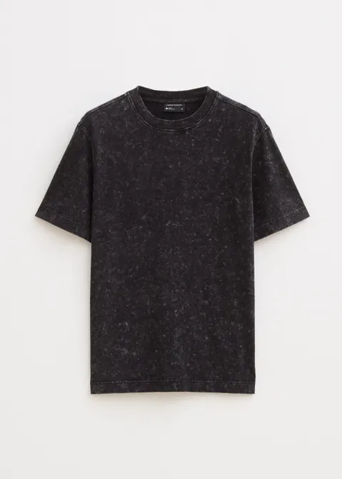 Basic t-shirt antraciet (ACIDWAS)