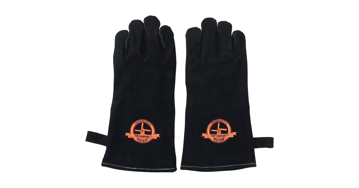 The WindmillLeren BBQ handschoenen  (Zwart)