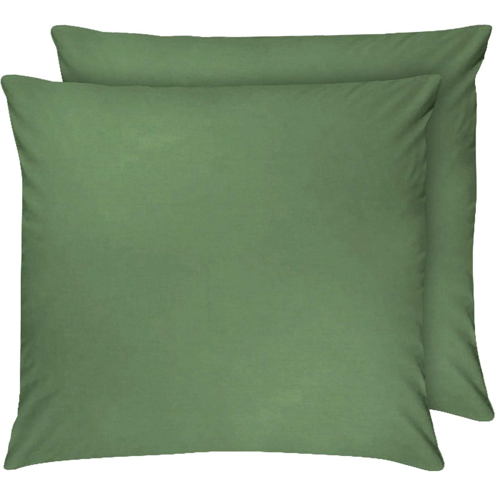 Bettwäsche Renforcé unifarbig Kissenbezug 65x65cm 2er Pack, orange