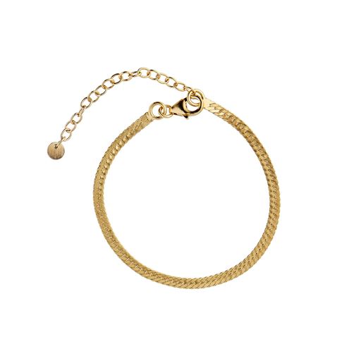 Stine A Snake Armbånd, Guld, 21 cm