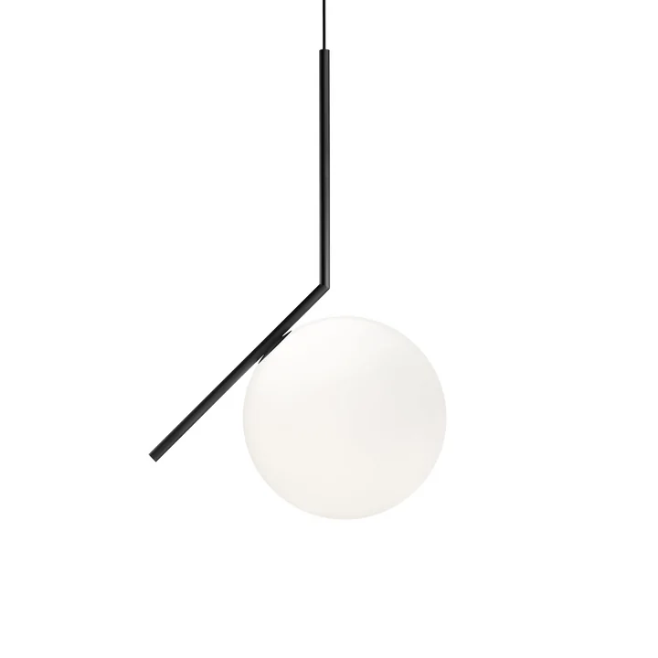 Flos - IC S2 BRO Pendelleuchte, schwarz