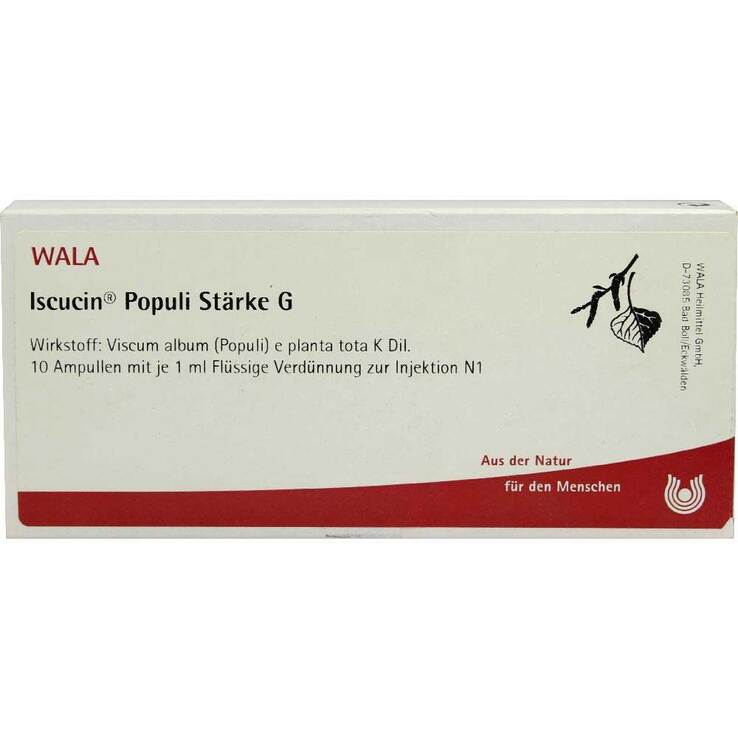 Iscucin Populi St.G Ampullen, 10X1 ml