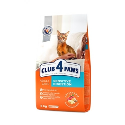 Ração seca para gatos Club 4 Paws Sensitive Digestion sabor frango