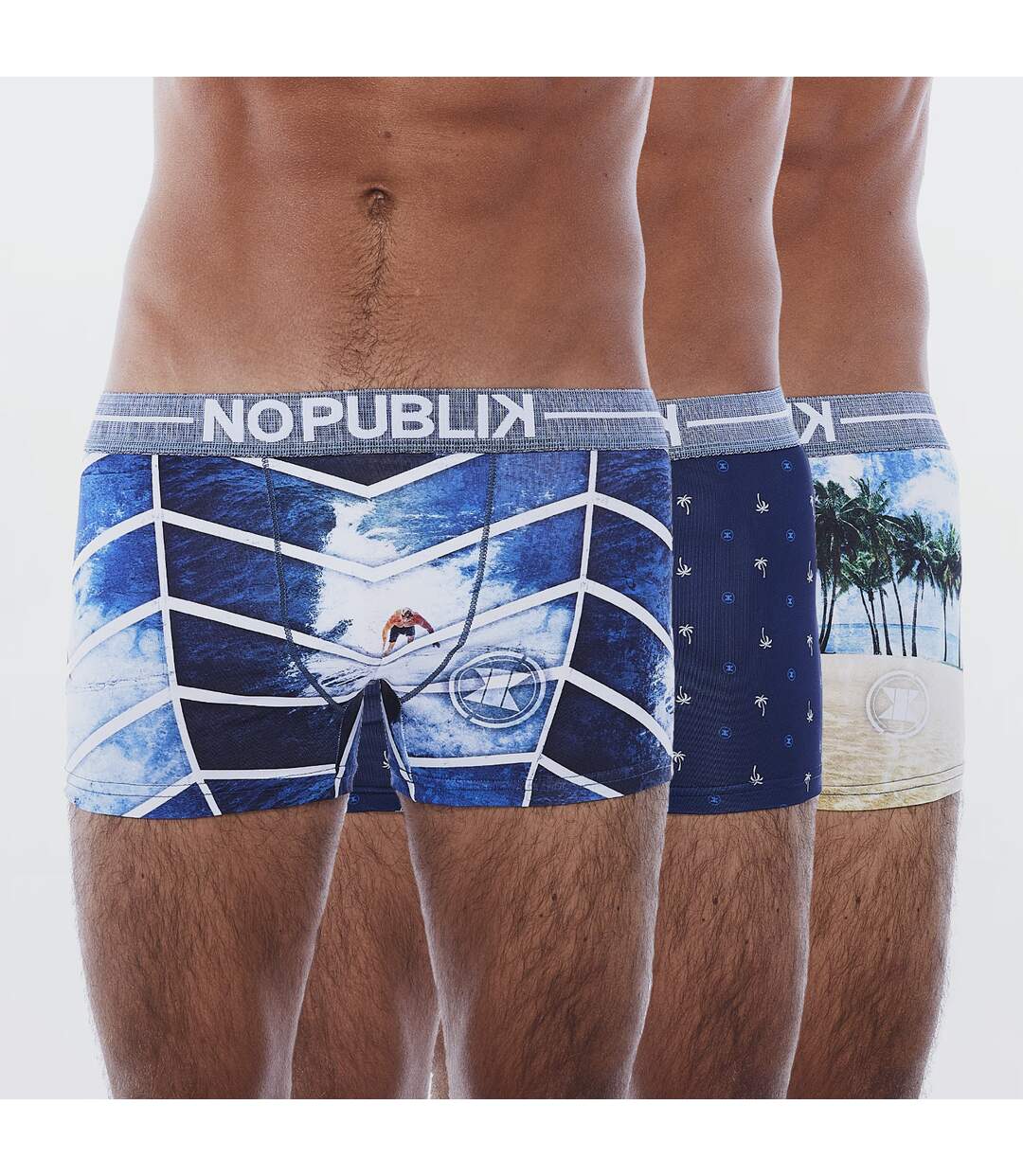 Lot de 3 boxers Beach