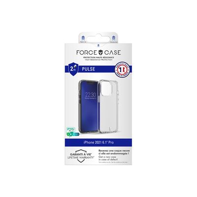 Force Case Pulse - coque de protection pour Iphone 13 Pro - transparent