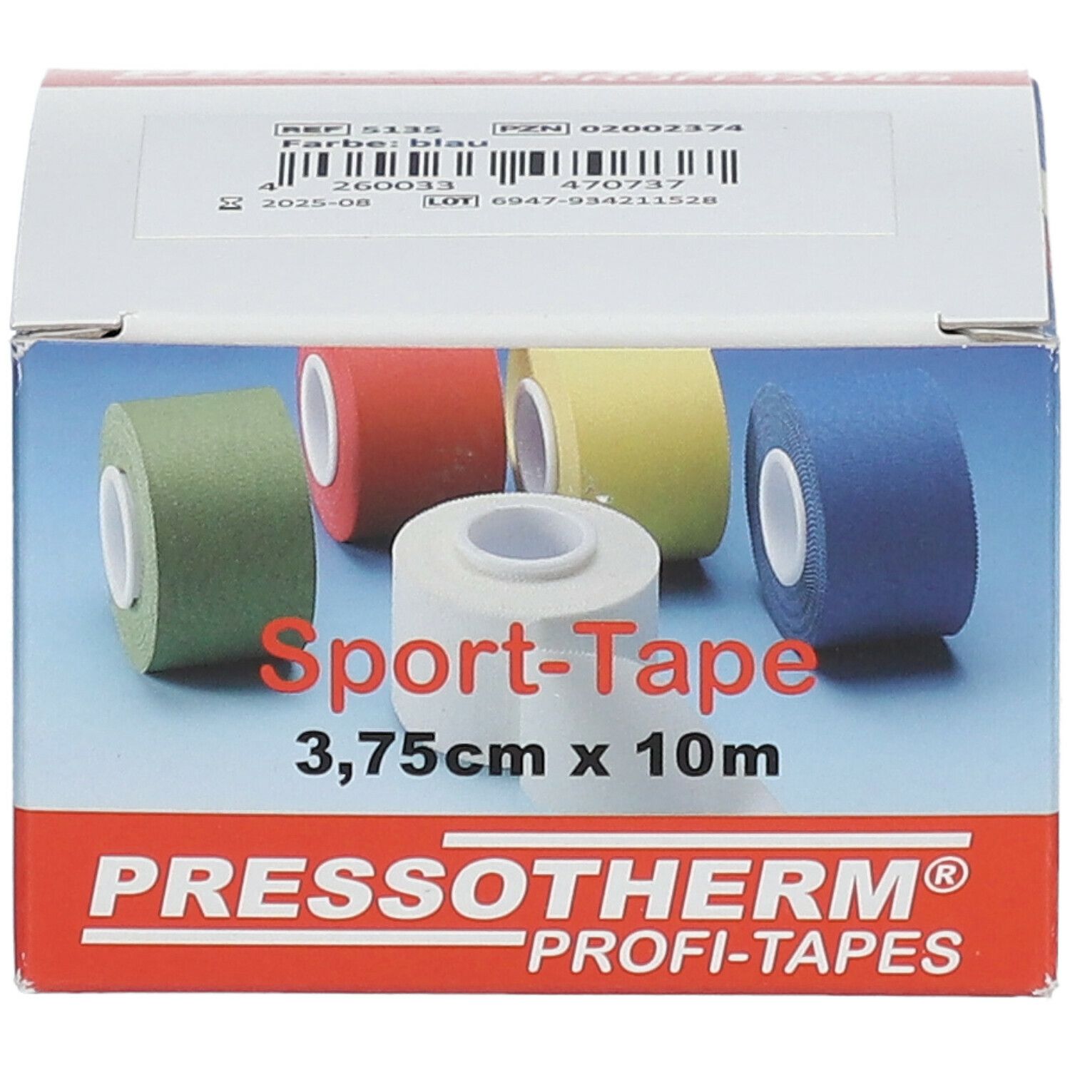 Pressotherm® Sport-Tape 3,8 cm x 10 m blau