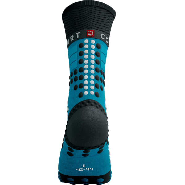Chaussette running COMPRESSPORT PRO RACING SOCKS WINTER TRAIL MOSAIC BLUE/BLACK