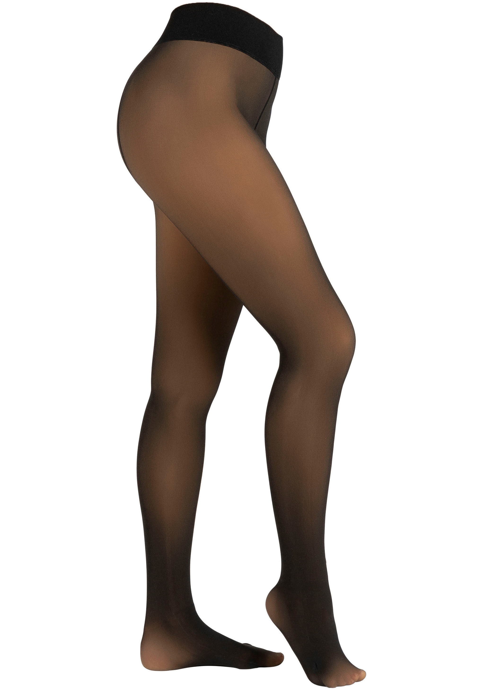 Camano Strumpfhose »comfort« 120 1er Pack,  Thermo Warm & Transparent Tights, 120DEN, Komfort-Baumwollzwickel