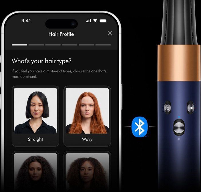 Dyson - Airwrap i.d. - Multistyler en Haardroger - Pruisisch Blauw/Koper
