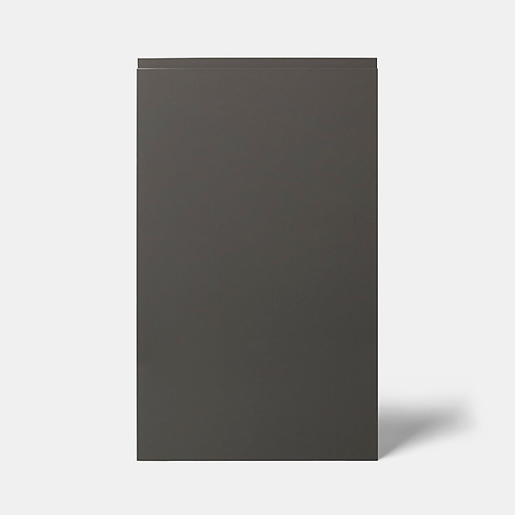 Porte de colonne de cuisine Garcinia gris anthracite brillant L. 60 cm x H. 100 cm GoodHome