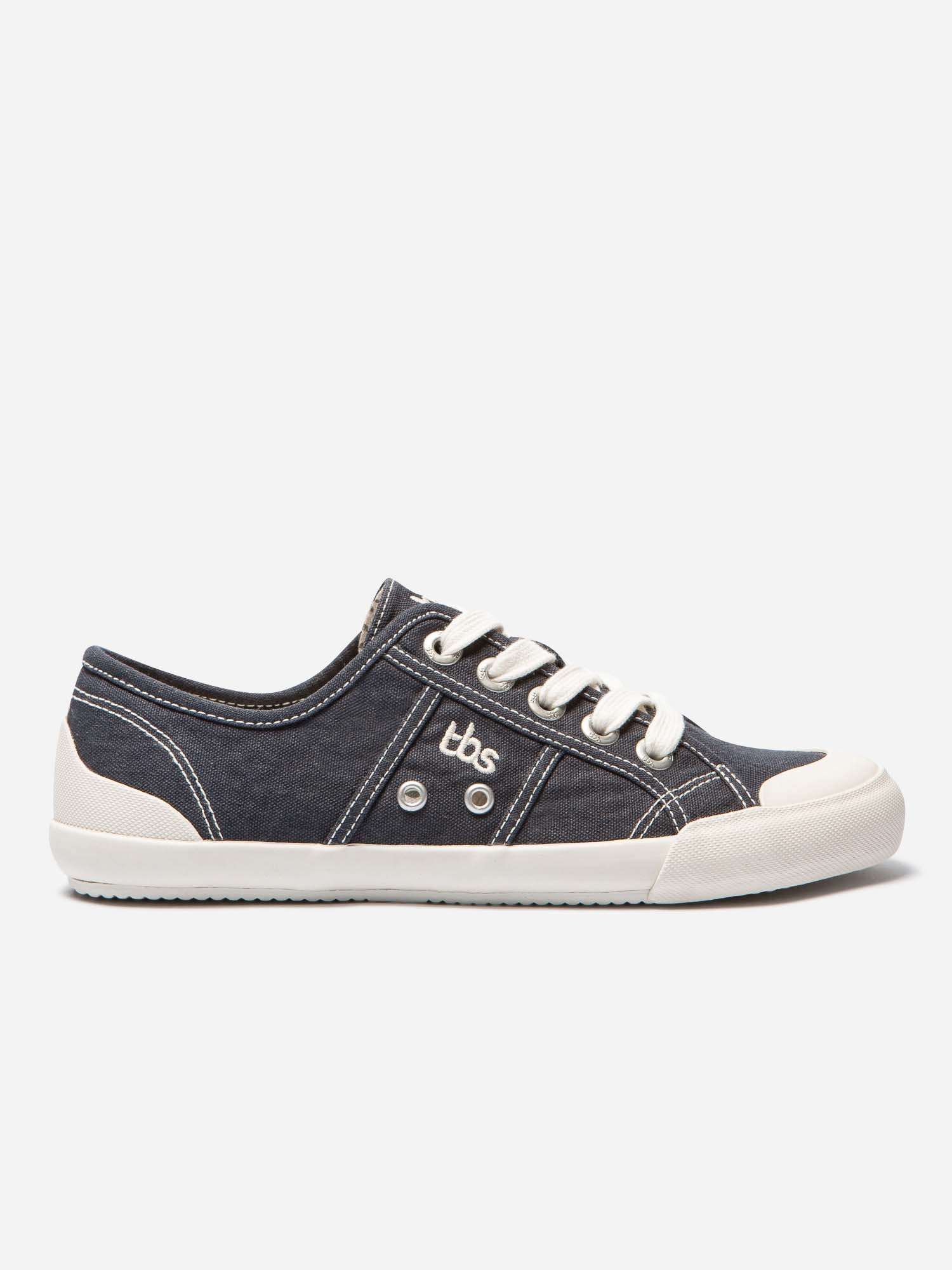 Tennis Femme Confort En Toile Bleue