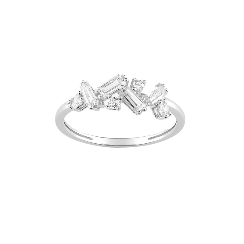 Bague Femme - Oxyde de zirconium - Or 18 Carats