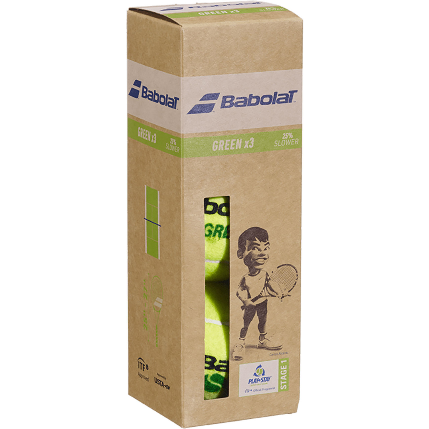 Babolat Stage 1 Groen 3 St.