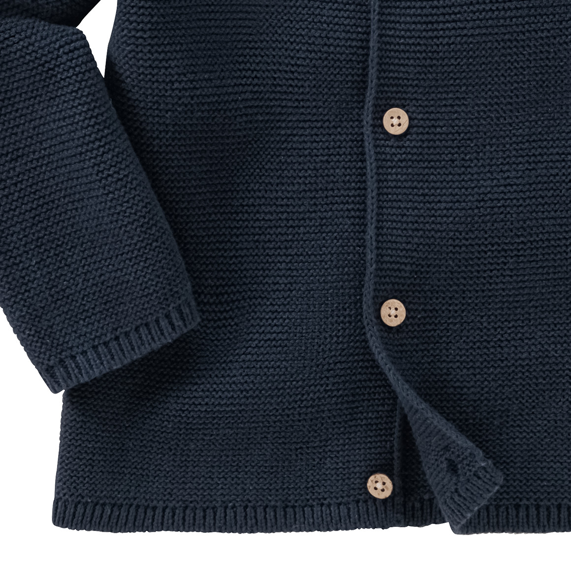 Topomini Pure Collection Baby Strickjacke mit Knopfleiste dunkelblau