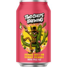 Two Chefs Brewing green bullet bier