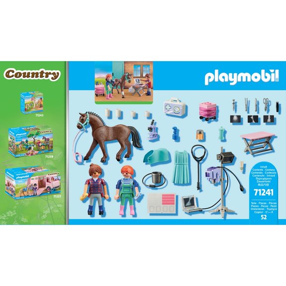 Vétérinaire Equin Playmobil Country 71241