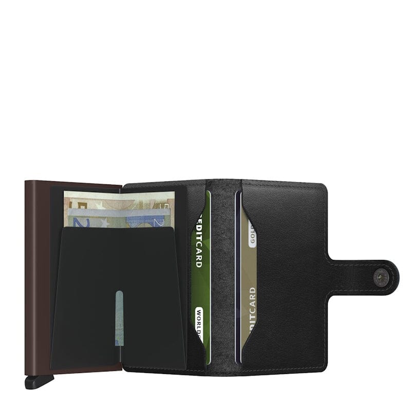 Secrid Mini Wallet Original Black Brown