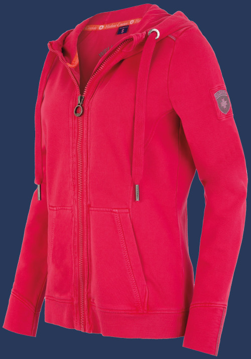 Yacht Hoodie Lady French Terry 400, Berry