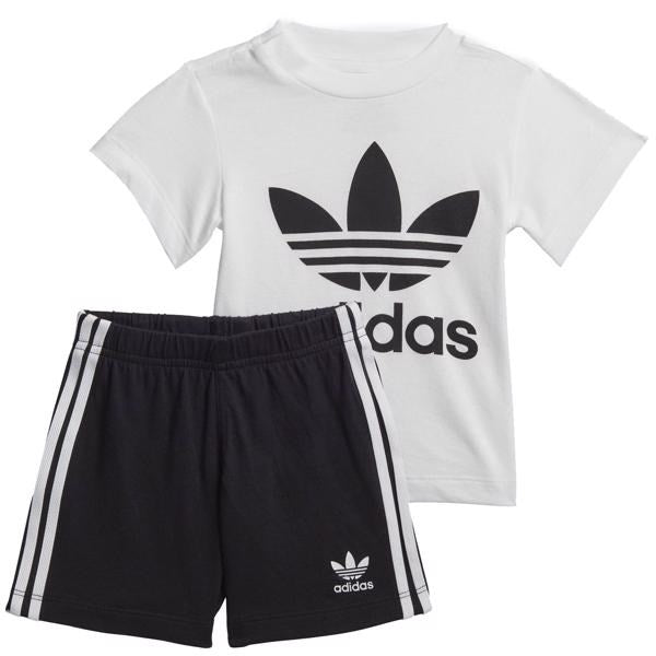Adidas Shorts Tee Set Black/White - adidas Originals → Luksusbaby.dk