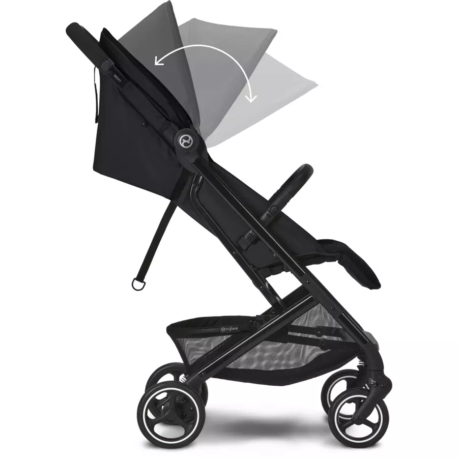 cybex GOLD Buggy Beezy 2 Moon Black inklusive Babyschale Cloud G i-Size Moon Black und Adapter