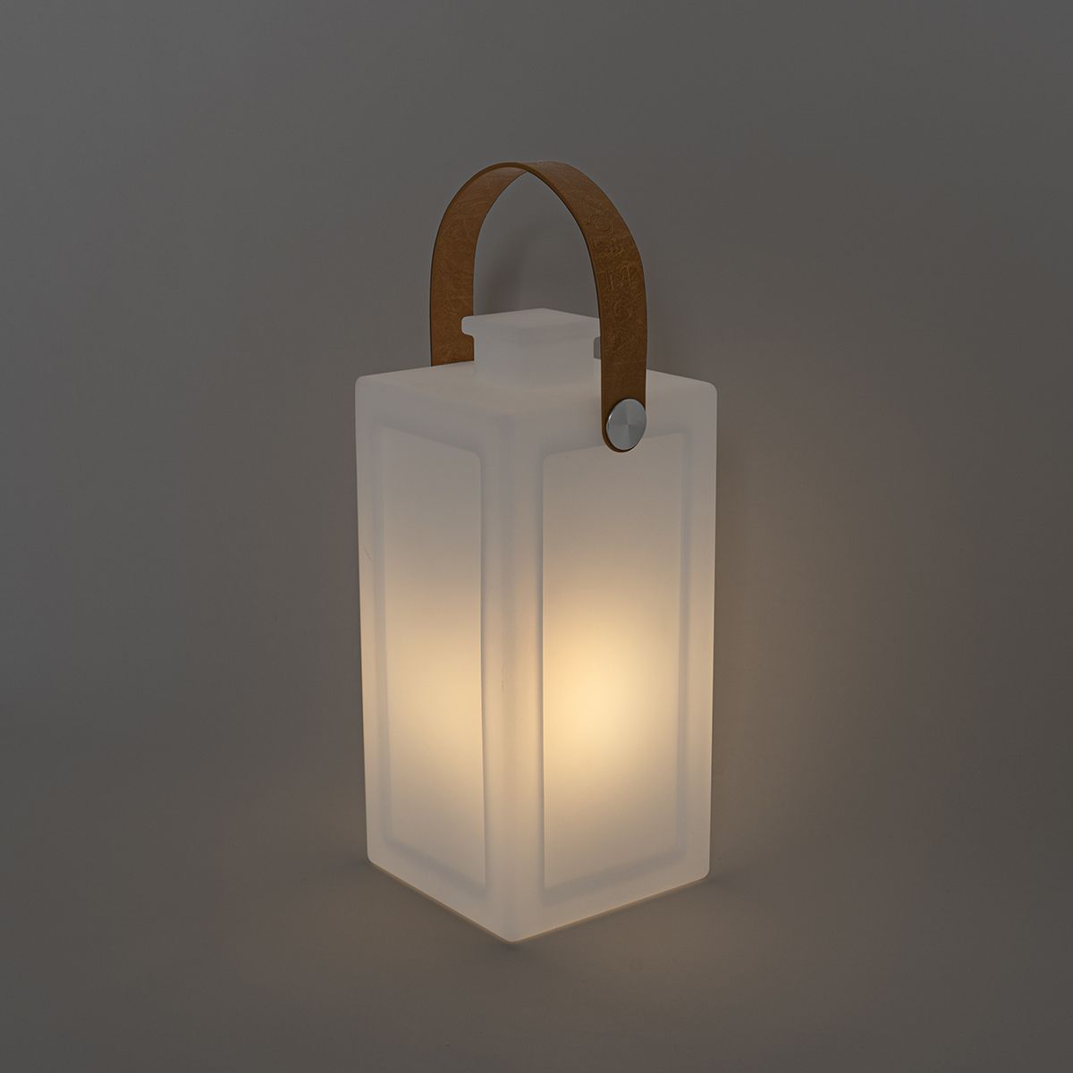 Moderne tafellamp wit flame effect oplaadbaar IP44 - Stard