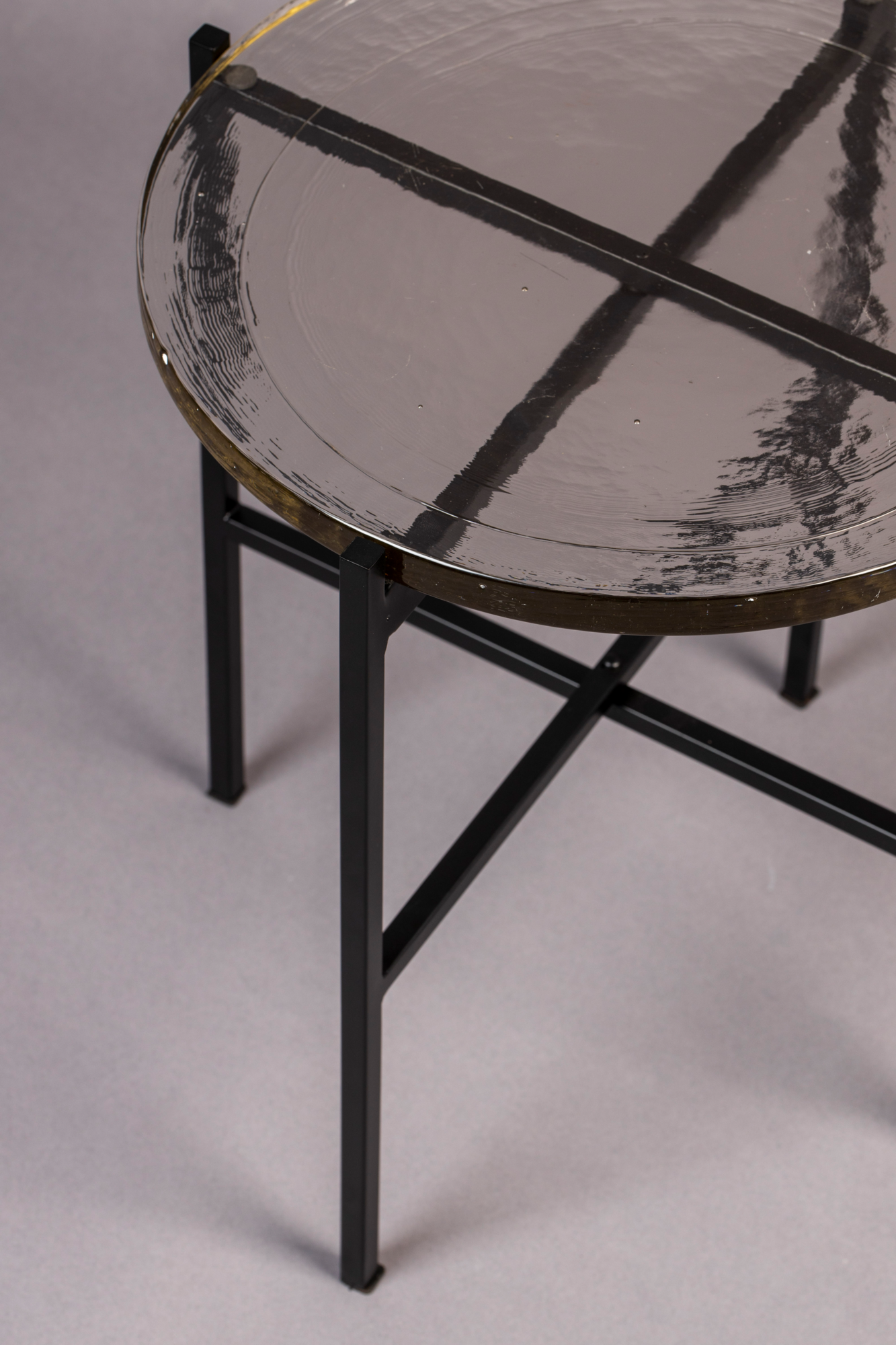 Dutchbone bijzettafel Vidrio zwart