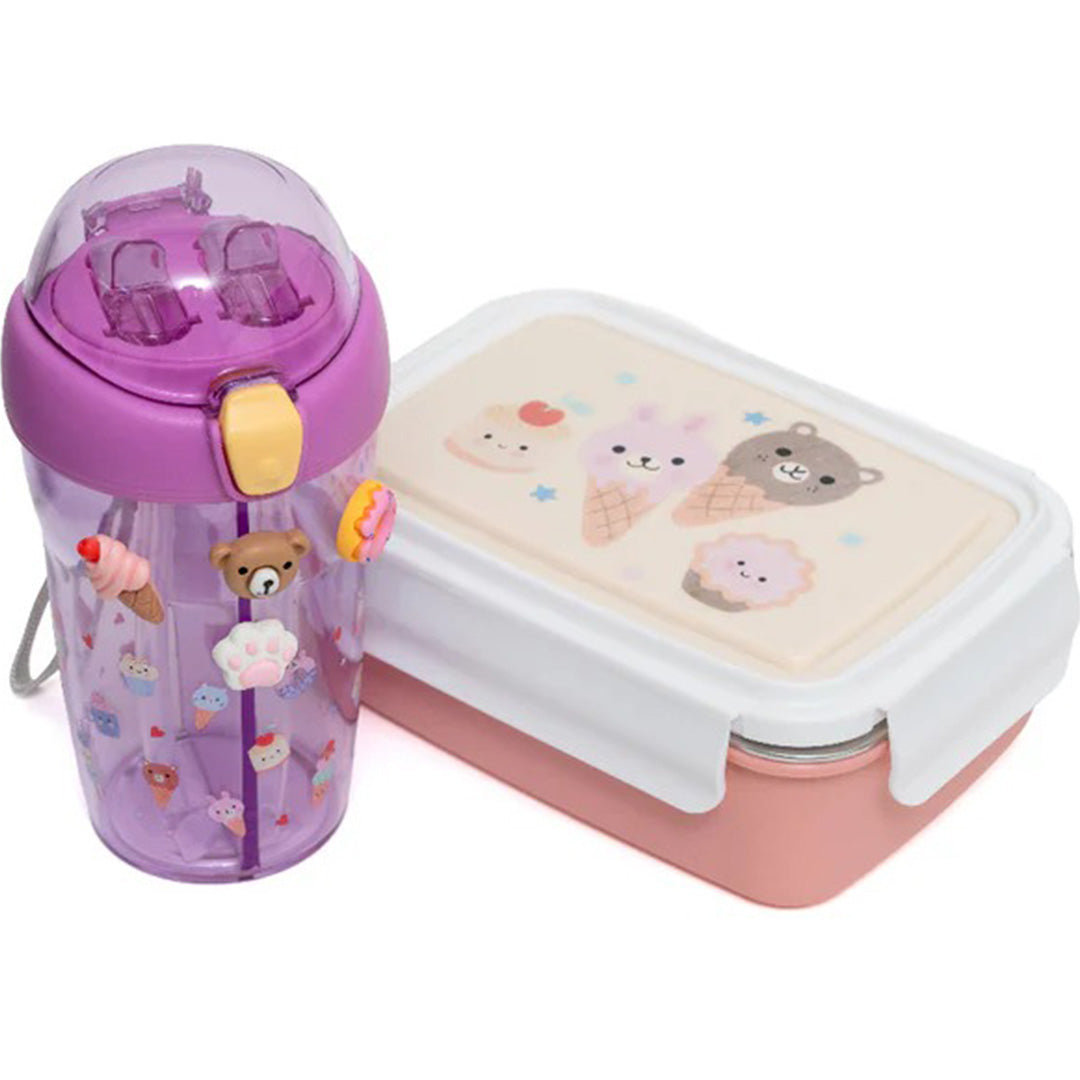 petit monkey dubbele drinkfles sparkling - sweets - 430 ml