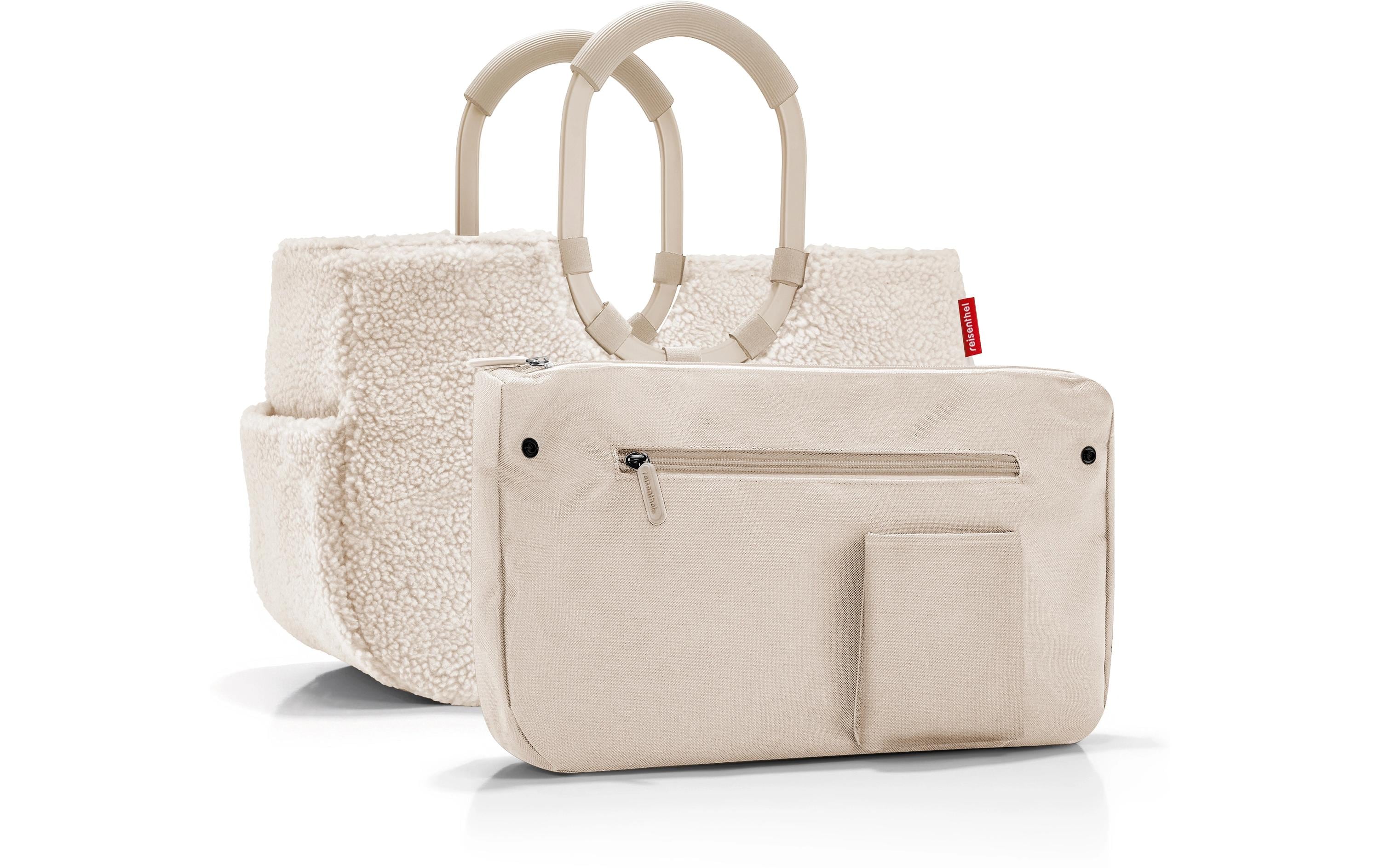 Einkaufskorb loopshopper M Frame Teddy SandElegante Einkaufstasche
