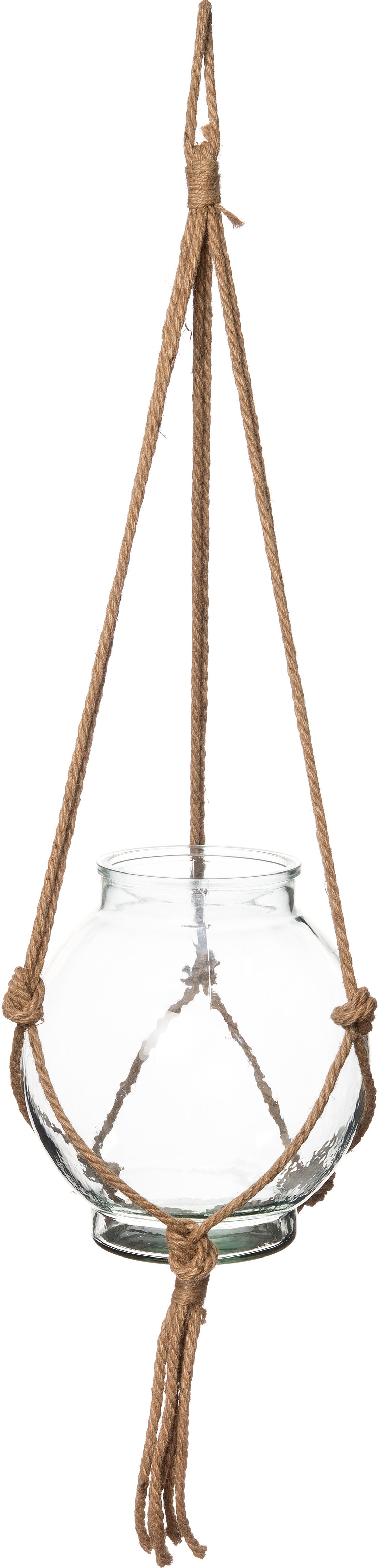 Intratuin windlicht naturel / zwart 25 x 25 x 28 cm