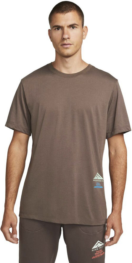 Nike Dri Fit Trail T Shirt Brun