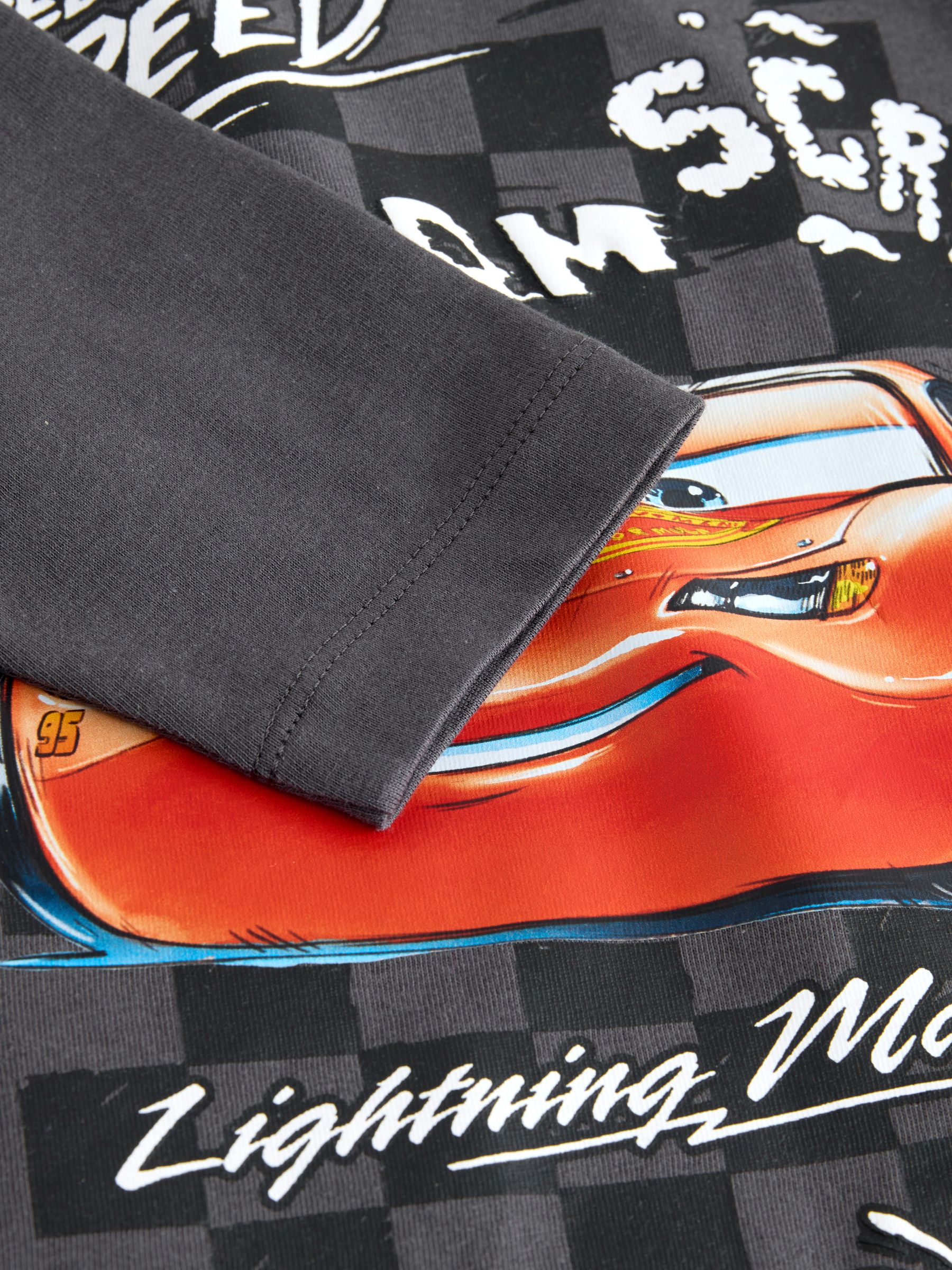 Antraciet - Disney Cars Long Sleeve T-Shirt (9mths-8yrs)