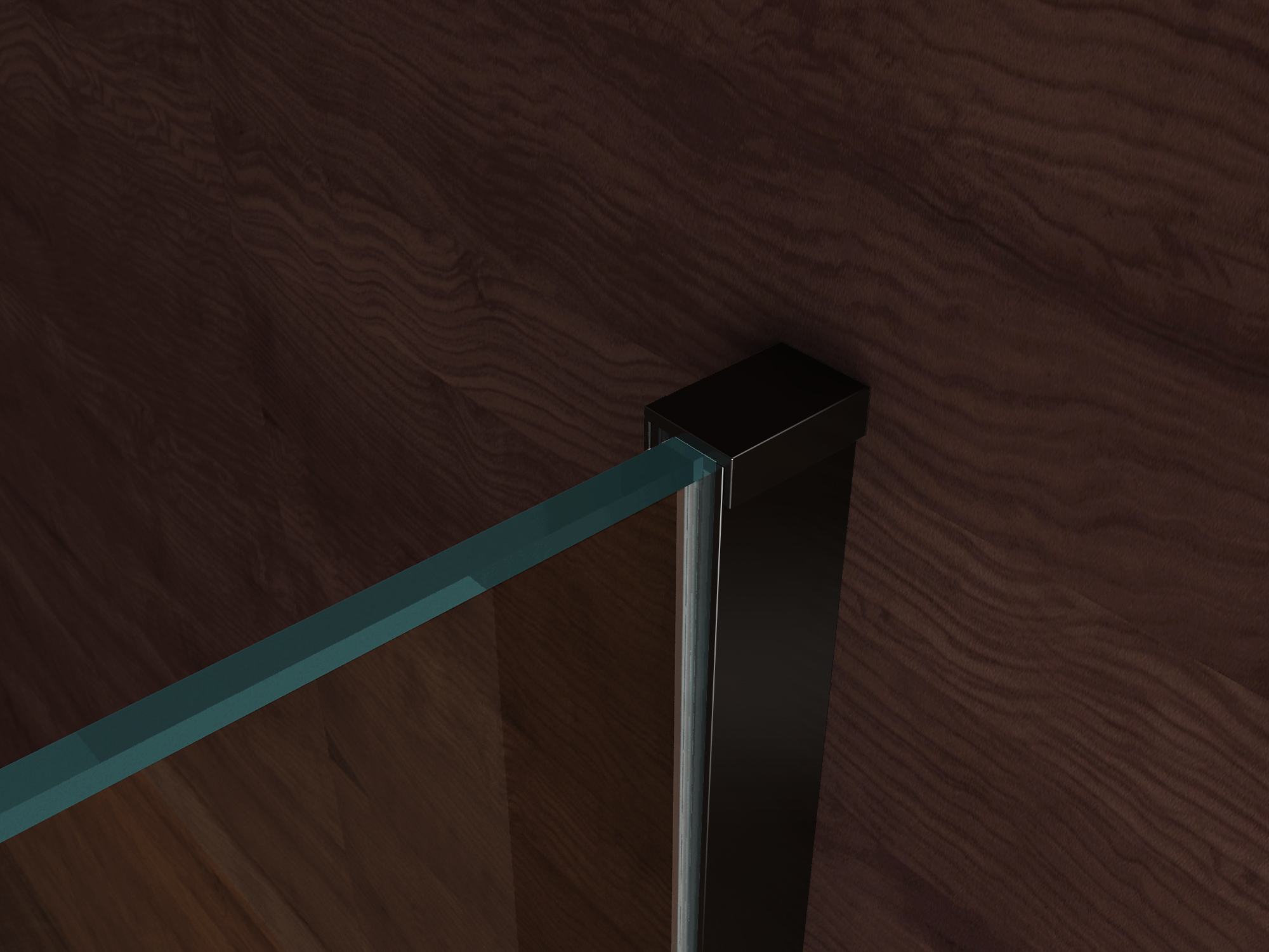 Mueller Slimline glaswand 110x200cm 8mm NANO glas