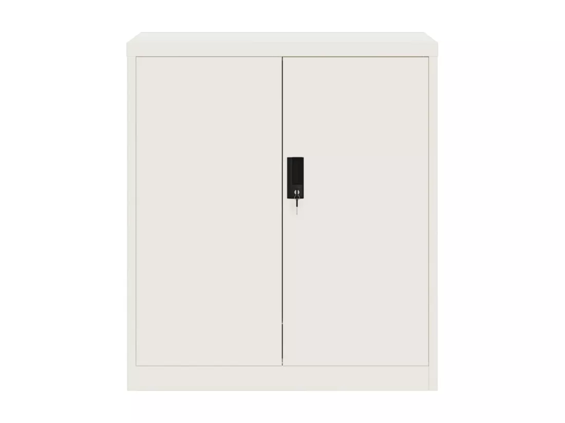Classeur blanc 79x40x90 cm acier