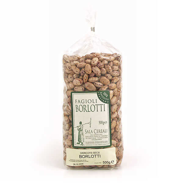 Haricots rouges secs italiens Borlotti