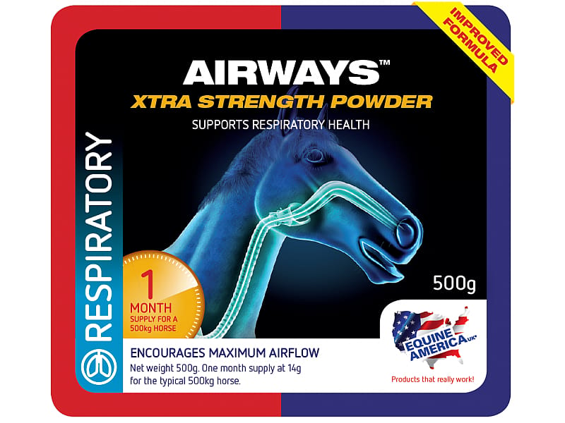 Airways Xtra Strength Powder Equine America 500 gram