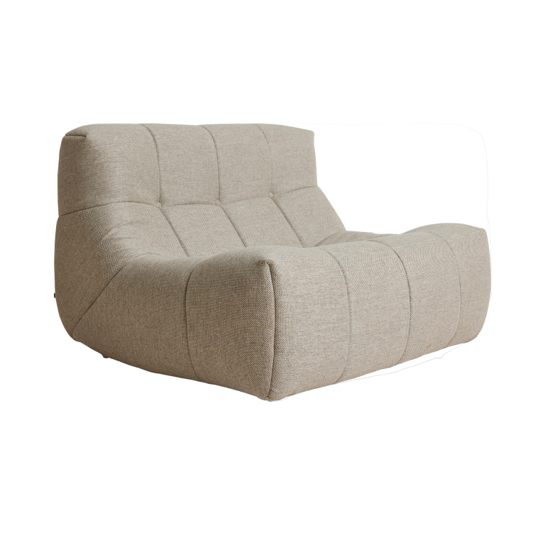 HKliving Lazy Lounge Outdoor fauteuil naturel