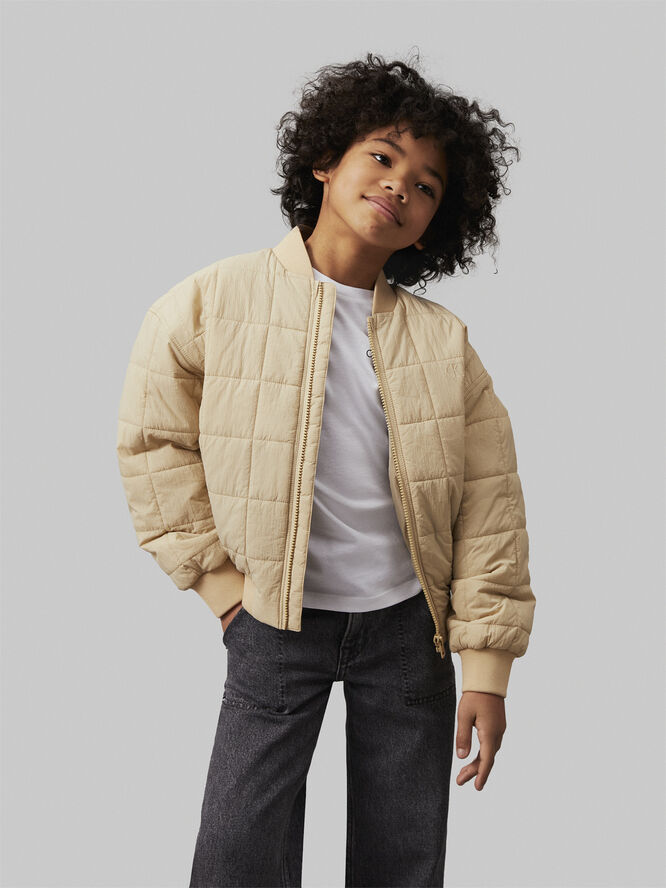 Calvin Klein QUILTED ZIPPED BOMBER Rae