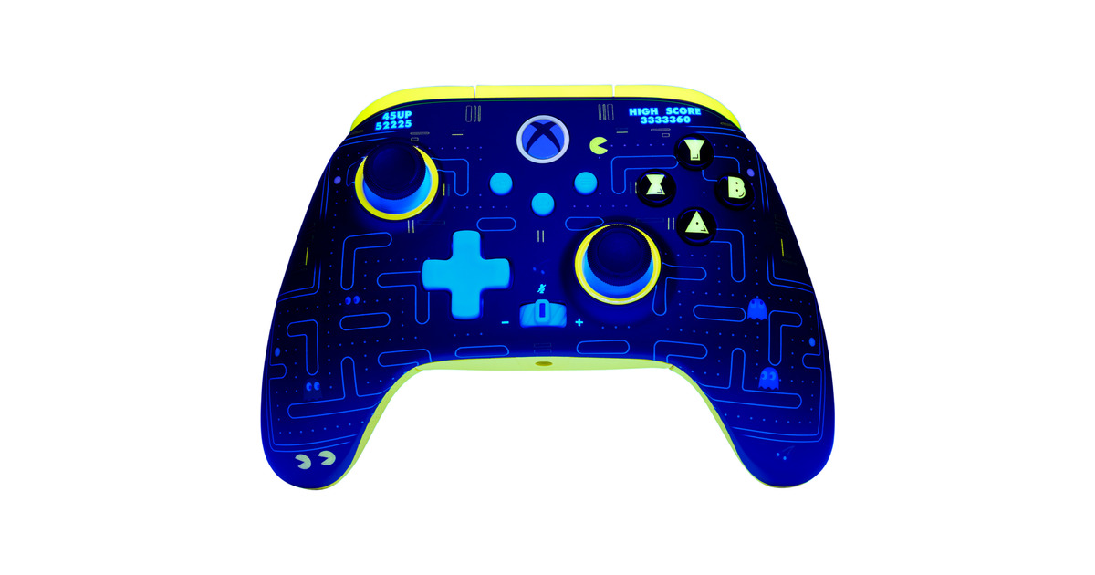 PowerAXbox WS Controller Pac-Man  (Zwart, Xbox Series X|S, Xbox One, Windows 10/11)