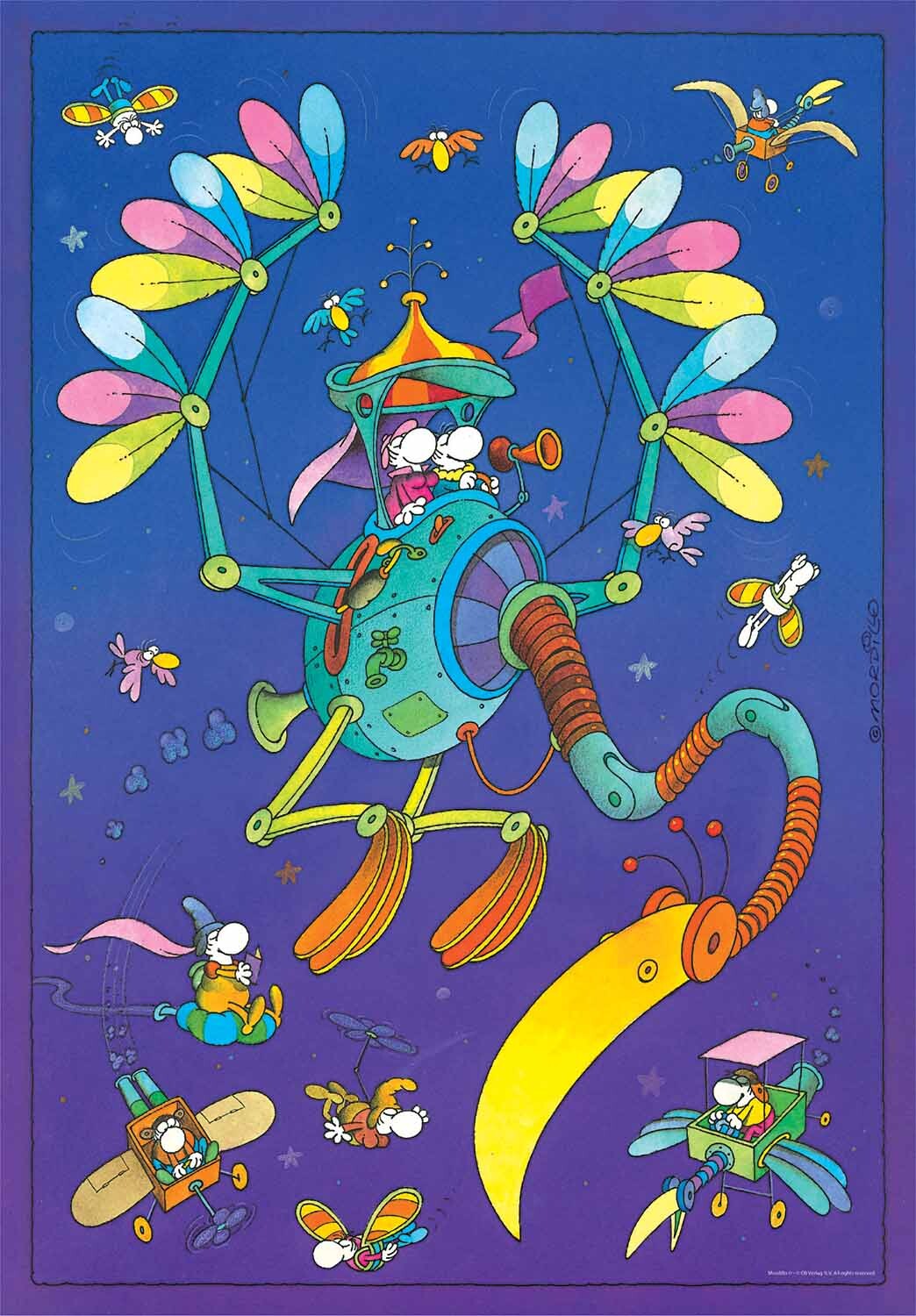 Clementoni Puslespil - Mordillo - 500 Brikker