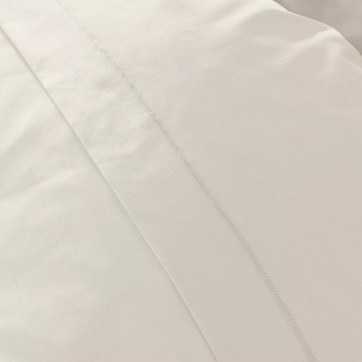 Housse de couette percale de coton (200 x 200 cm) Cali Beige