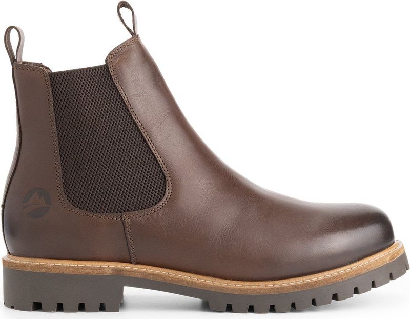 Travelin' - Nodeland - Chelsea Boots - Donkerbruin - Leer