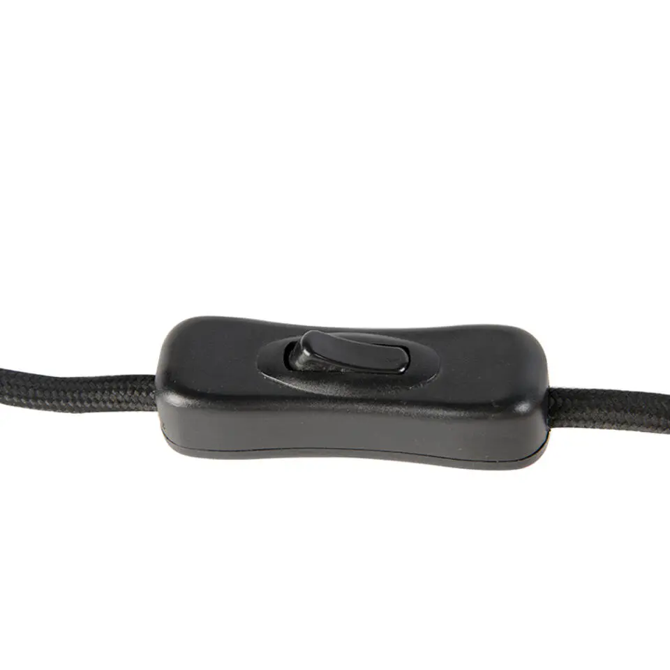 Qazqa tafellampen bliss zwart e27