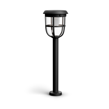 Philips solar sokkellamp Linkable Radii zwart